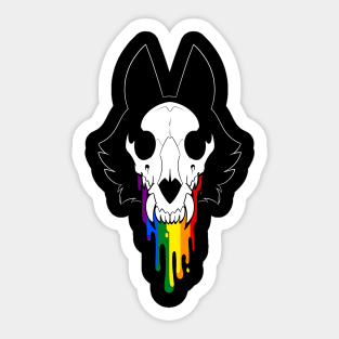 Skull Pride - Rainbow Sticker